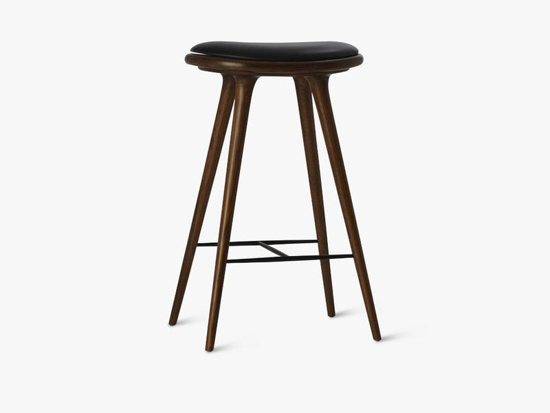 High Stool H74, Dark Stained Oak