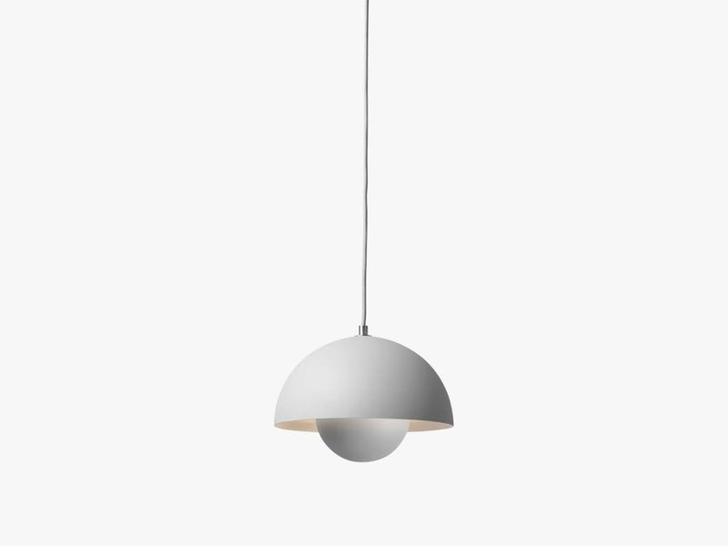 Flowerpot Pendant - VP1, Matt Light Grey