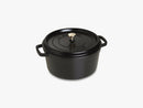 Cocotte 28 cm Sort, Rund