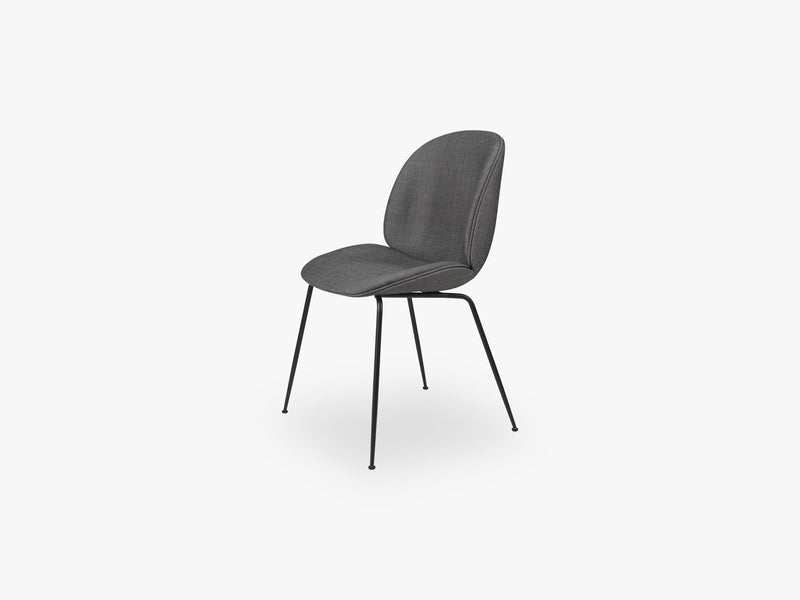 Beetle Dining Chair (Fully), Black Matt, Grp 02, Remix, Kvadrat (152)