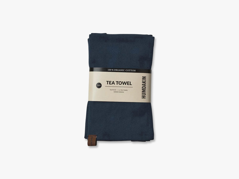 Organic Tea Towels, Sea Blue