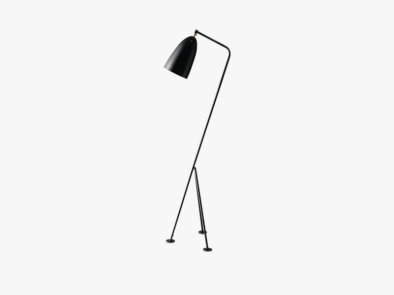 Gräshoppa Floor Lamp, Jet Black