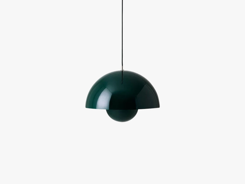 Flowerpot pendant VP7, dark green