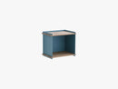 Box Wall, Teak, Aqua
