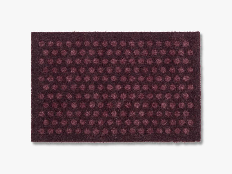 Floormat, 40x60 cm, dot bordeaux