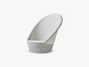 Kingston Solstol M/Hjul, White Grey