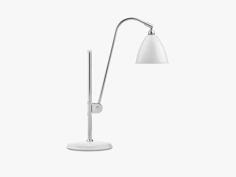 Bestlite BL1 Table Lamp - Ø16 - Crome Base, Matt White