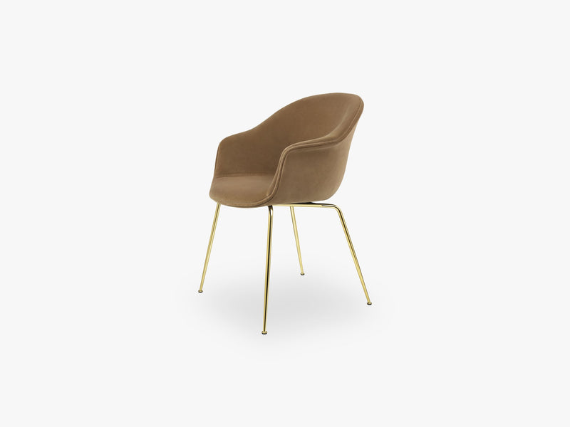 Bat Dining Chair (Fully), Brass Semi Matt, Grp 04 Ritz, Nevotex (4700)