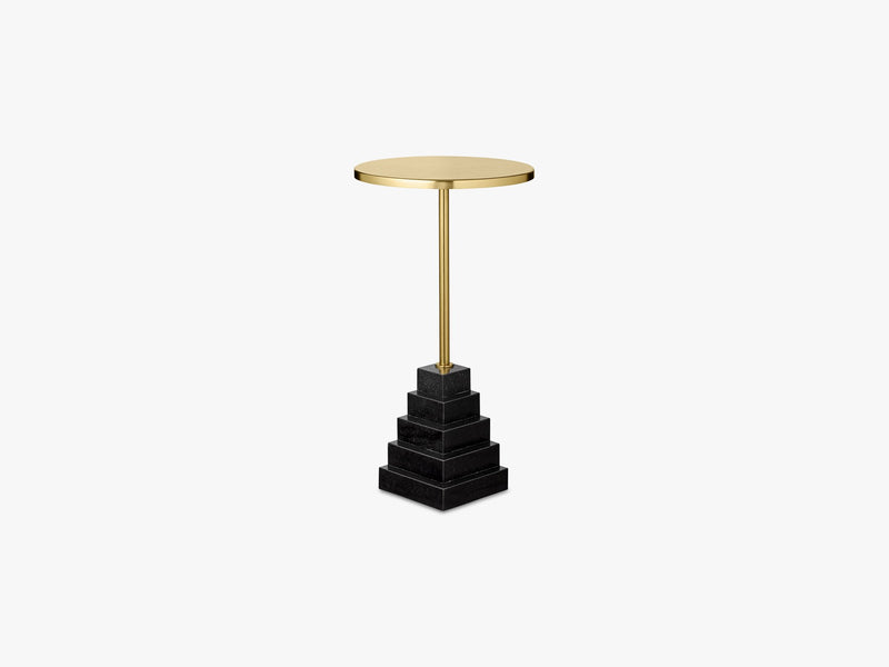 SOLUM table gold/black, one size