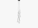 Ice Chandelier 9 - SR6, Black