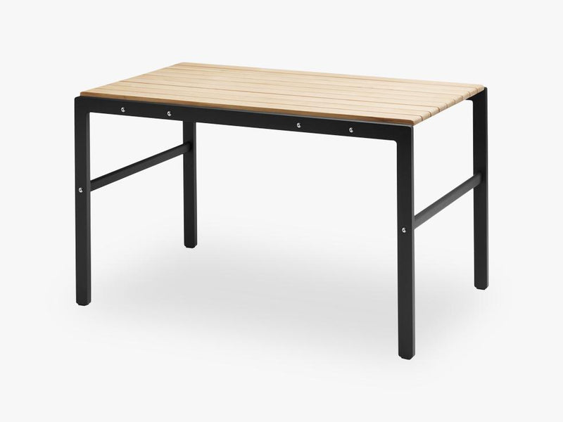 Reform Table 125, Teak, Anthracite black