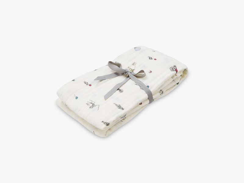 Swaddle Muslin Light, Printed, Holiday