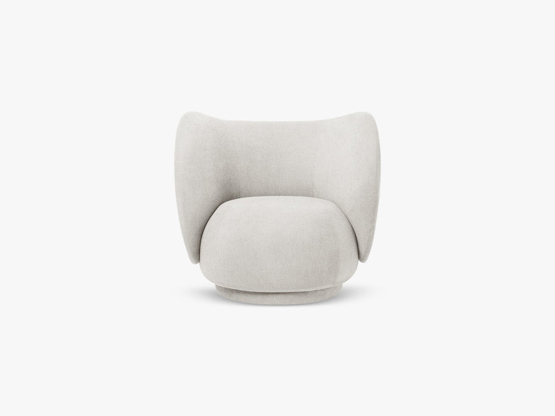 Rico Lounge Chair, Boucle - Off White