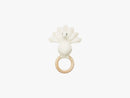 Rattle Peacock, Creme White