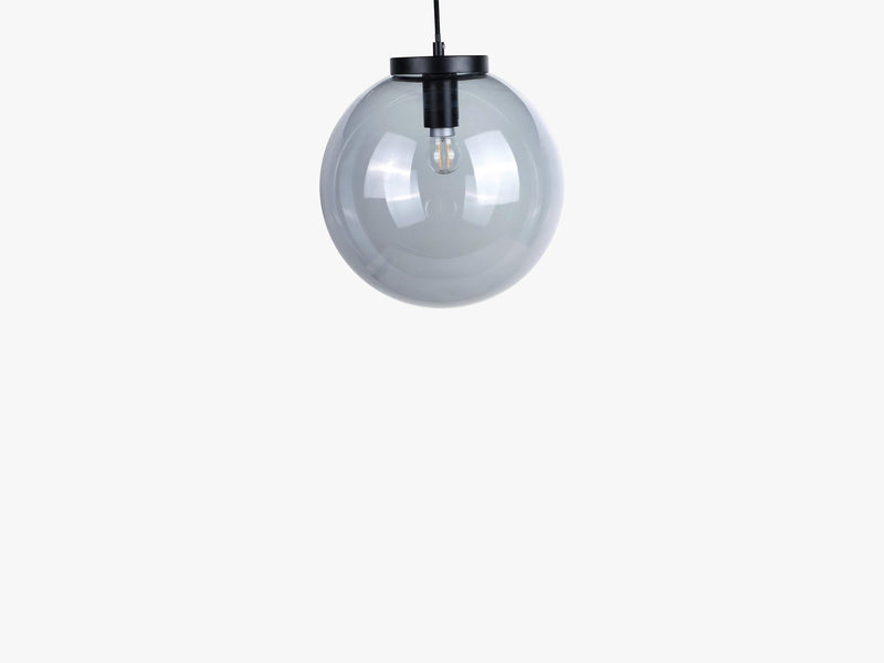 Ball Pendant Lamp, Grey Blue