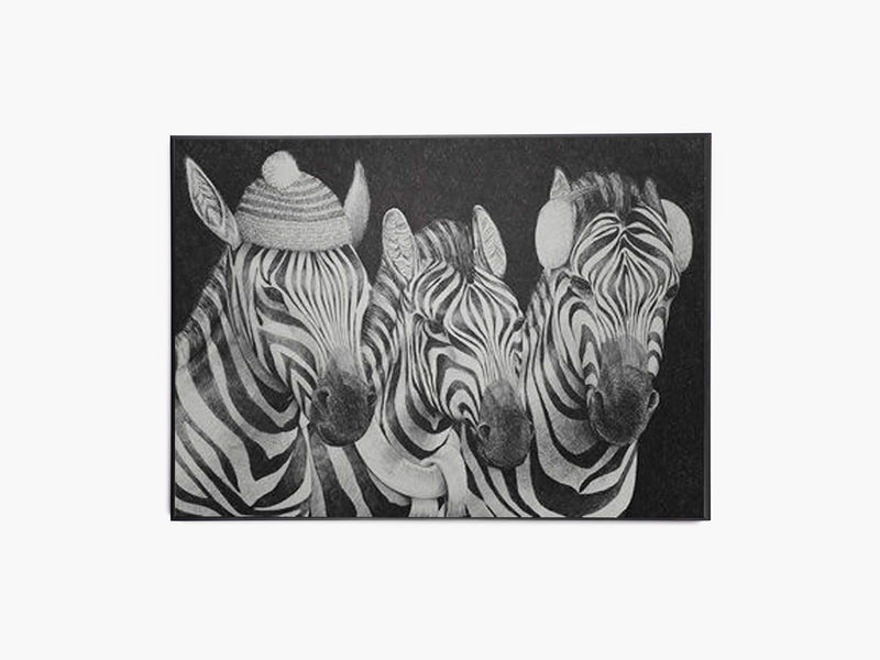 The Three Winter Zebras