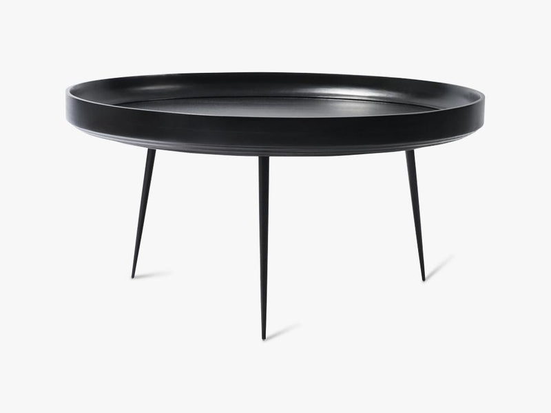 Bowl Table Extra Large, Black Stained Mango Wood