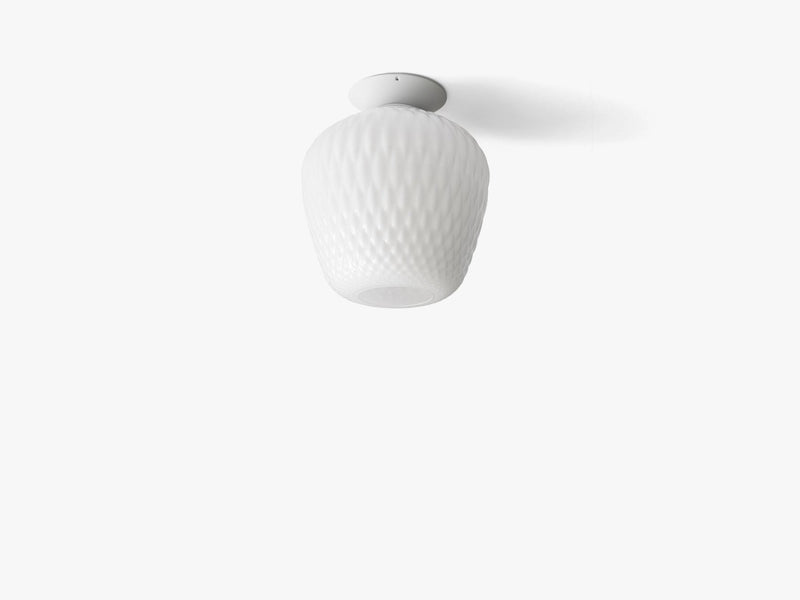 Blown Ceiling lamp - SW5, Opal & white