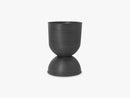 Hourglass Pot - Large - Black/Dark Grey