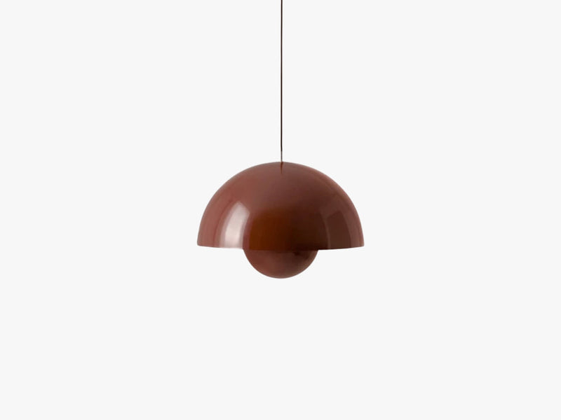 Flowerpot pendant VP7, red brown