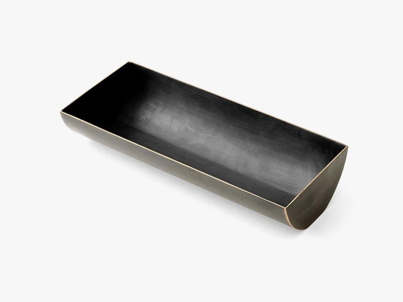 Split Tray, Bronzed Brass