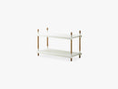 Frame Reolsystem Lav, Teak, White