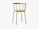 Babette Spisestuestol, Brass & Oak