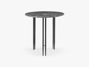 IOI Coffee Table - Ø50, Black/Grey Marble