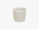 Quilted Storage Basket Medium, Light Sand