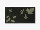 Måtte/løber, 67x120 cm, leaf mega, dark green