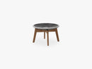 Peacock Fodskammel M/Teak Ben, Grey/Light Grey