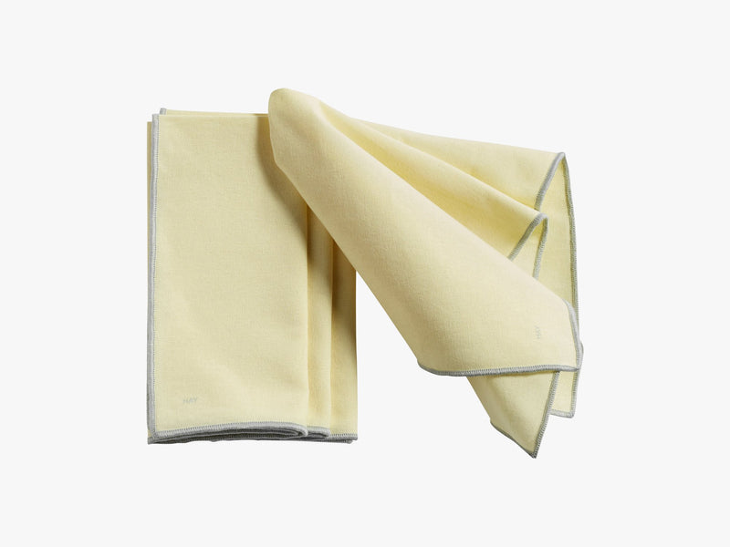 Contour Napkin - 4 pcs, Lemon