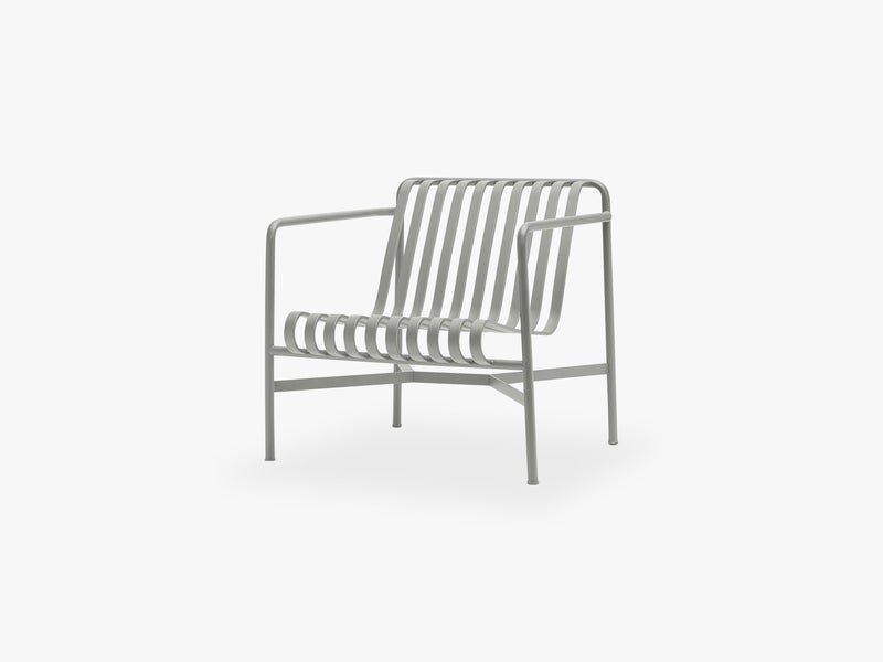 Palissade Lounge Chair - Low, Sky Grey