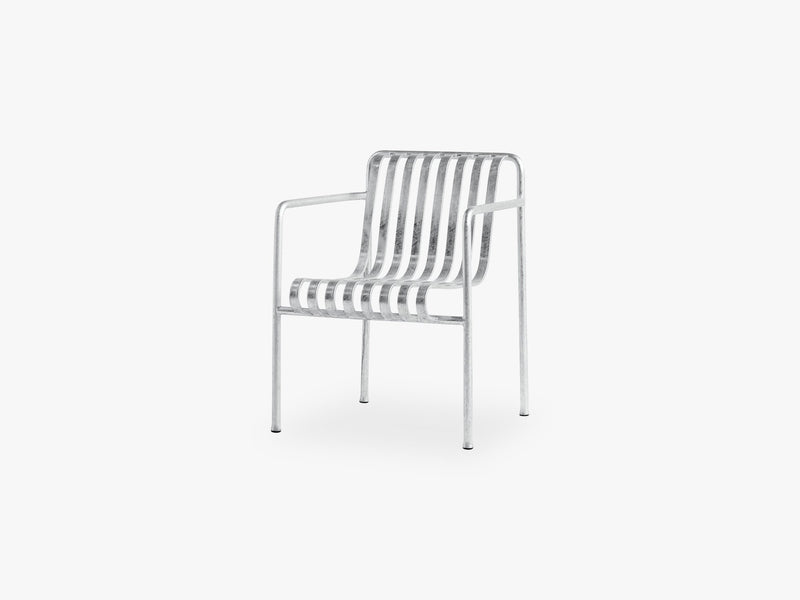 Palissade Dining Armchair, Hot Galvanised