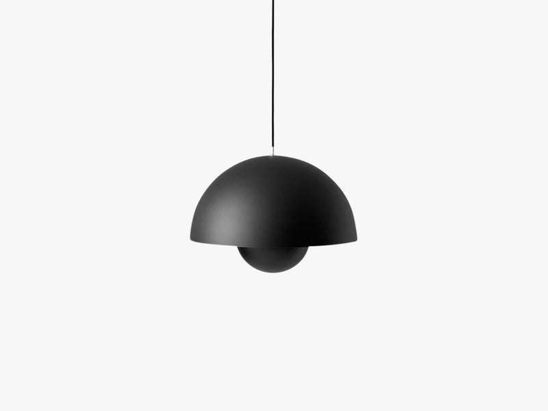 Flowerpot pendant VP7, matt black