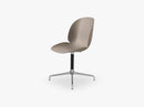 Beetle Meeting chair - Un-upholstered - 4-star swivel Aluminium base, New Beige shell