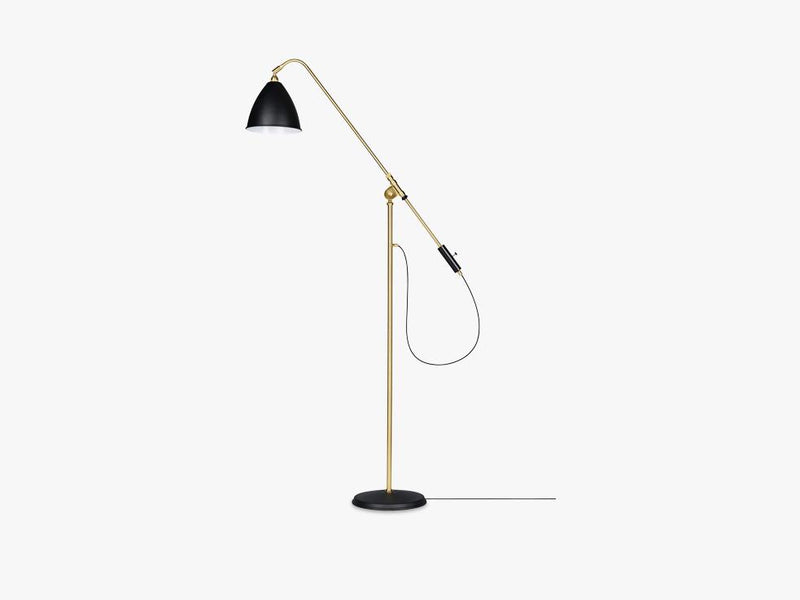 Bestlite BL4 Floor Lamp - Ø21 - Brass Base, Charcoal Black