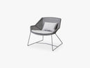 Breeze Loungestol Hyndesæt, Light Grey