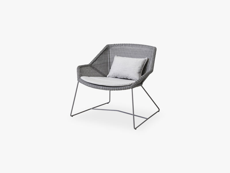 Breeze Loungestol Hyndesæt, Light Grey