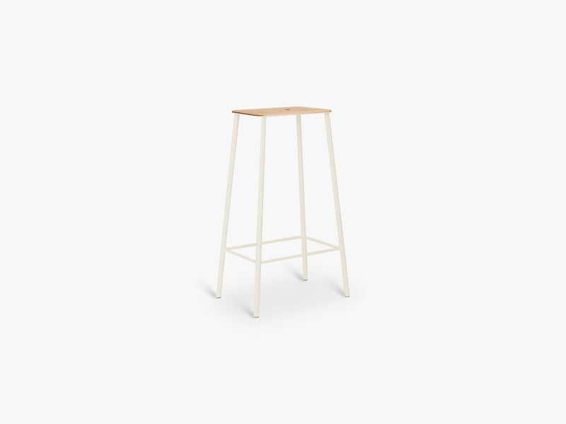 Adam Stool H76, Oak / Sand