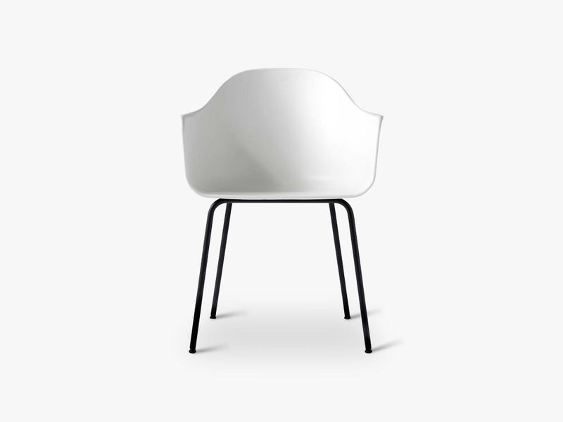 Harbour Chair, Light Grey/Black Steel Base