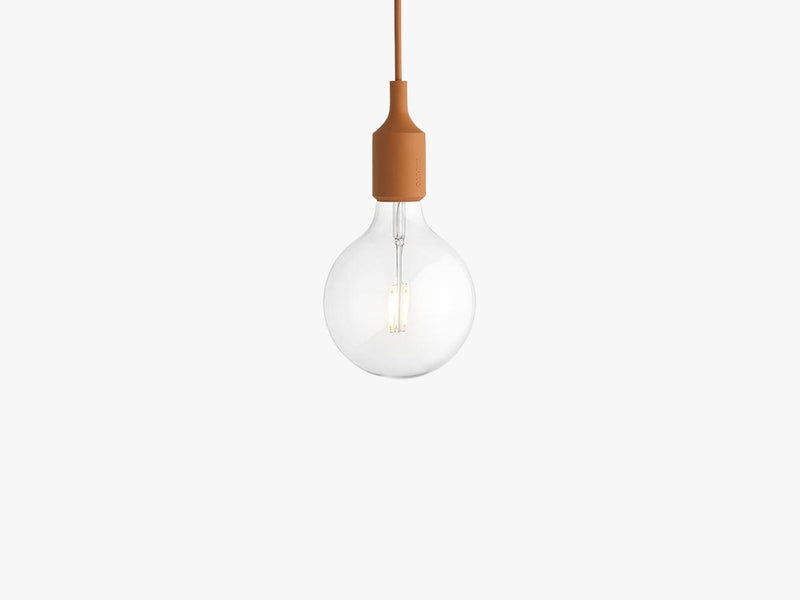 E27 Pendant Lamp, Clay Brown