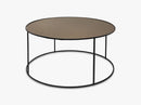 Bord Stends, Black/Brown, Ø80Xh40Cm