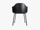 Harbour Chair, Black/Black Steel Base