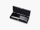 L'Armagnac steakkniv Laguiole, 4 stk stål i sort