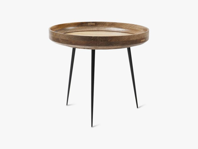 Bowl Table Large, Natural Lacquered Mango Wood