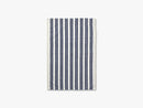 Hale Yarn Dyed Linen Tea Towels, Off-White/Blue