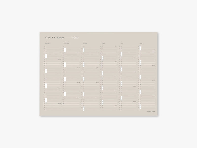 DESK CALENDAR 2020