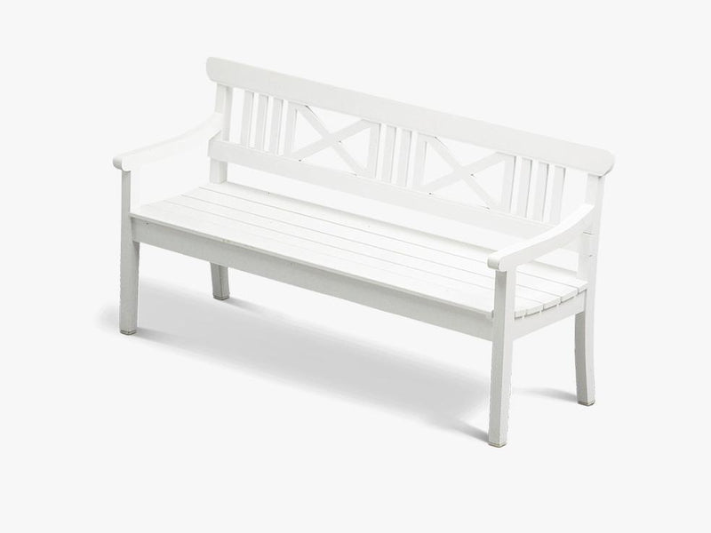 Drachmann Bench 165, White