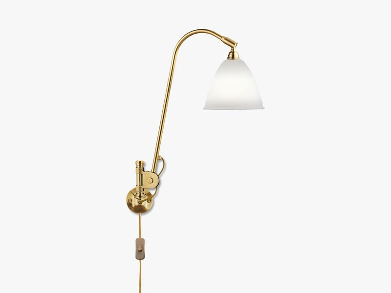 Bestlite BL6 Wall Lamp - Ø16 - All Brass, Bone China